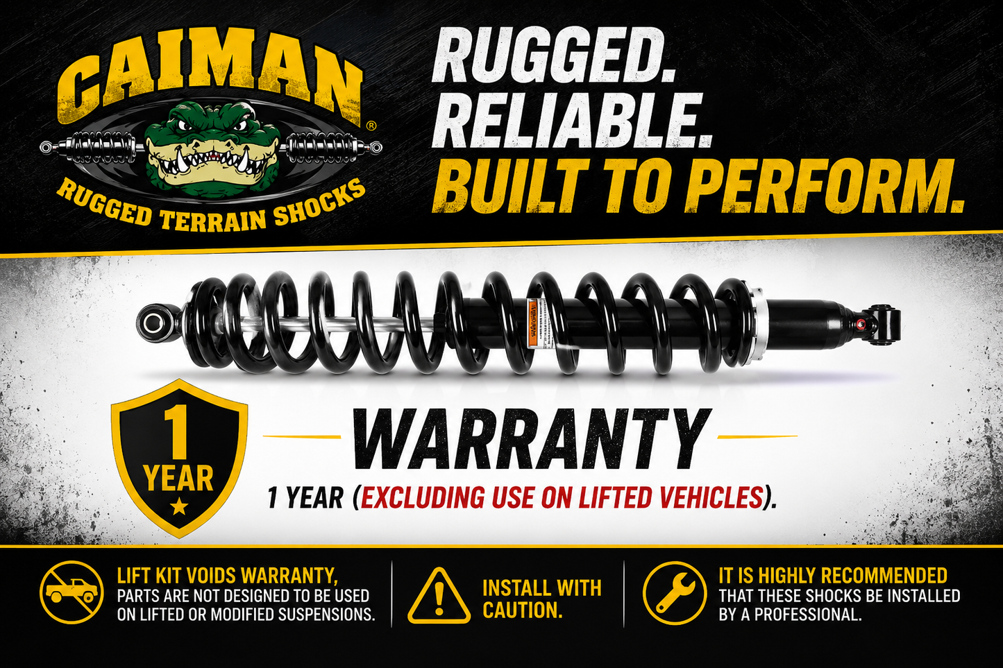 Performance Front Shocks for Can-Am 706203623 Defender HD10