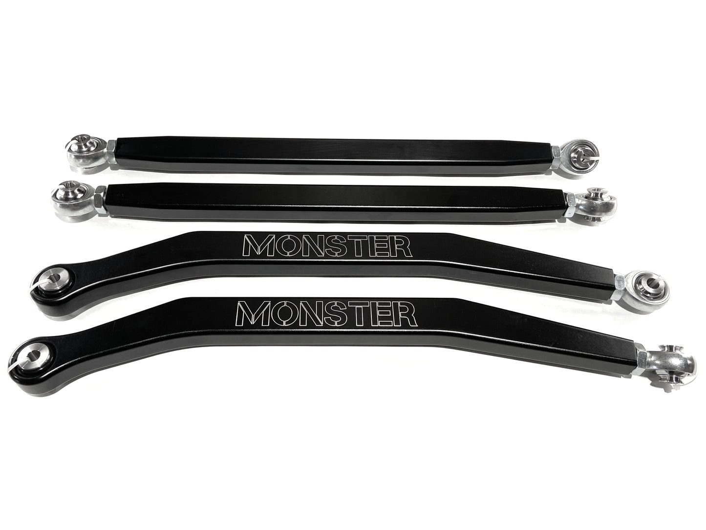 Monster High Clearance Radius Rods for Polaris RZR PRO XP 2020+ Black