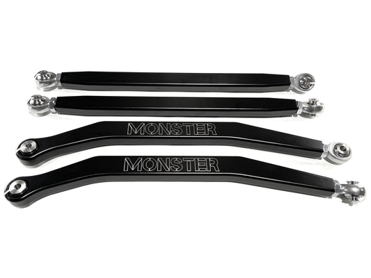Monster High Clearance Radius Rods for Polaris RZR PRO XP 2020+ Black