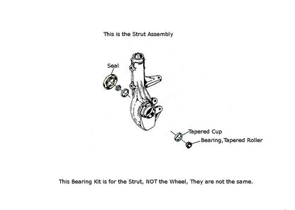 Front Strut Bearing Kits for Polaris 3554509, 3554507, 3610028