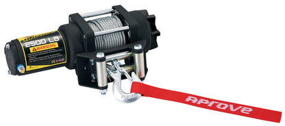 Aprove 2500 LB Winch with Steel Cable and 4 Way Roller Corrosion Resistant